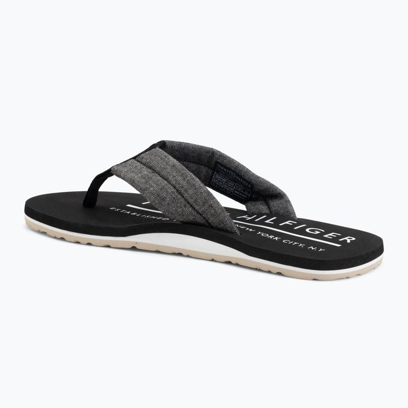 Japonki męskieTommy Hilfiger Chambray Beach Sandal black 3