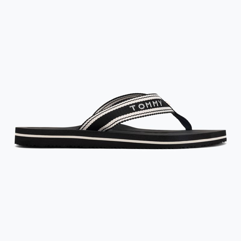 Japonki damskie Tommy Hilfiger Webbing Summer Sandal black 2