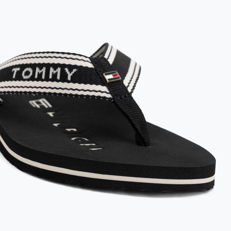 Japonki damskie Tommy Hilfiger Webbing Summer Sandal black 7