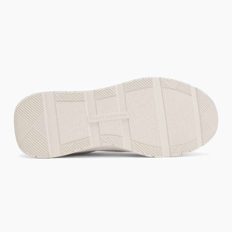 Buty damskie Tommy Hilfiger Mix Material Runner white/ecru 4