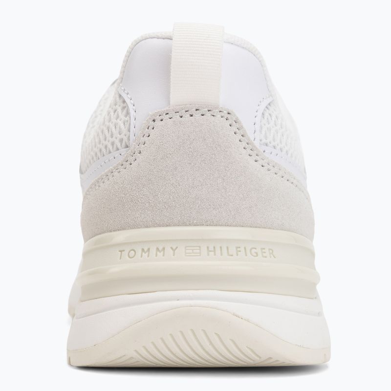 Buty damskie Tommy Hilfiger Mix Material Runner white/ecru 6