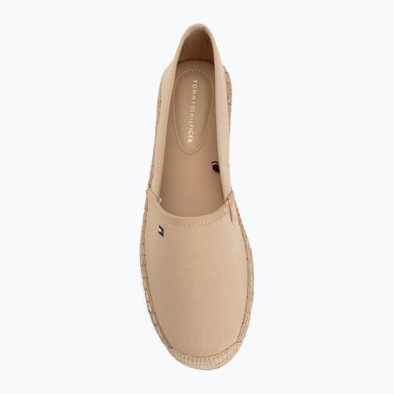 Buty damskie Tommy Hilfiger Flag Canvas clayed pebble 5