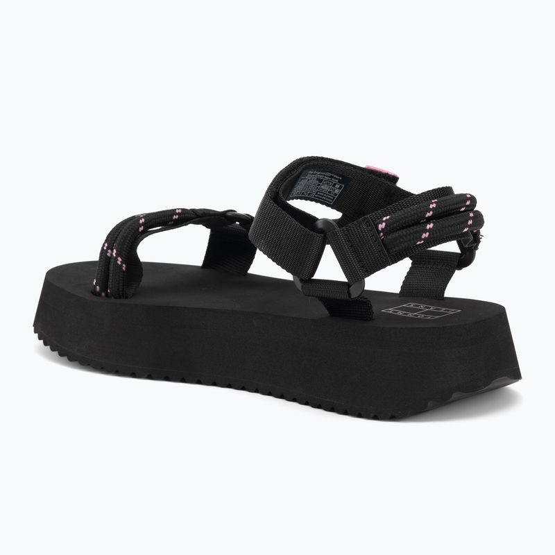 Sandały damskie Tommy Jeans Eva Rope black 3