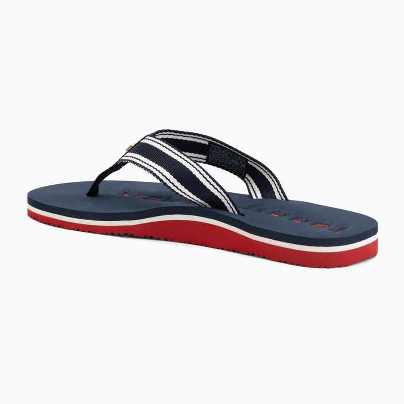 Japonki damskie Tommy Hilfiger Webbing Summer Sandal rwb 3