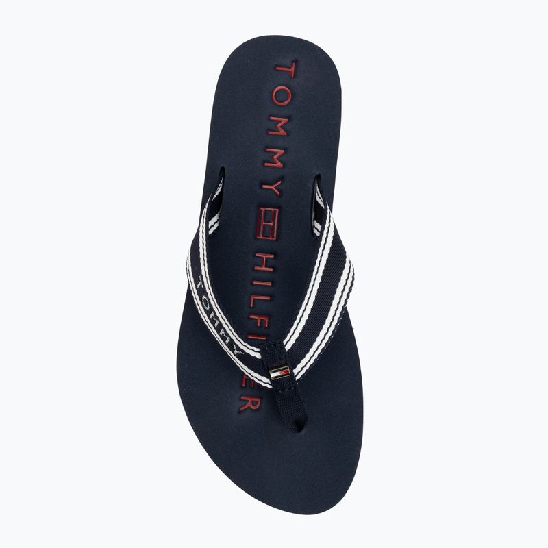Japonki damskie Tommy Hilfiger Webbing Summer Sandal rwb 5