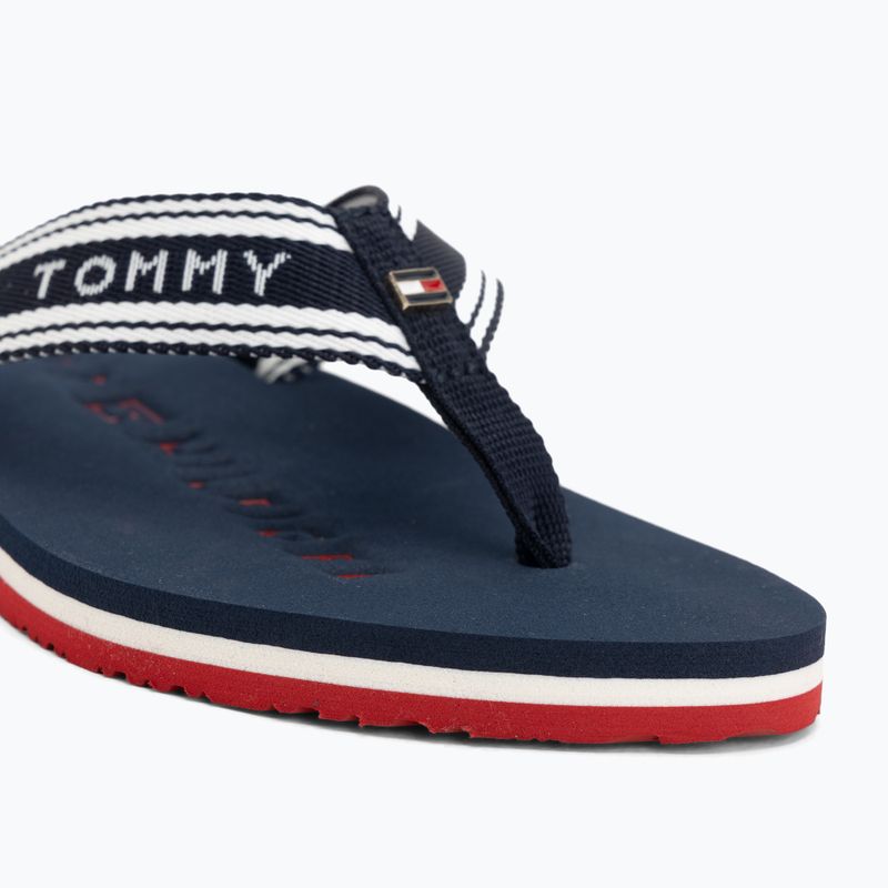 Japonki damskie Tommy Hilfiger Webbing Summer Sandal rwb 7