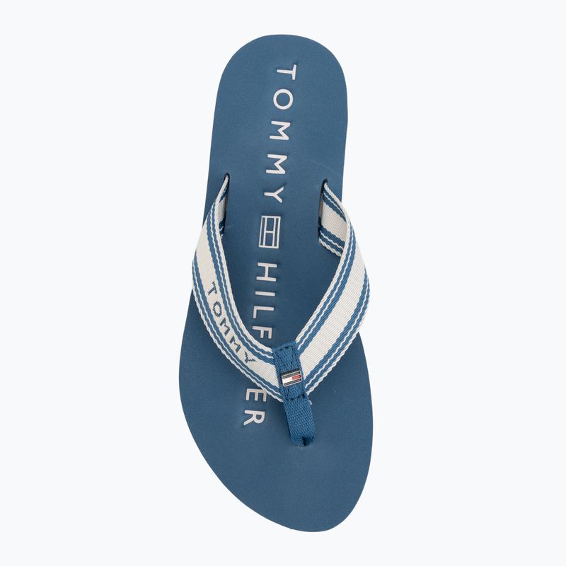 Japonki damskie Tommy Hilfiger Webbing Summer Sandal cobalt steel 5