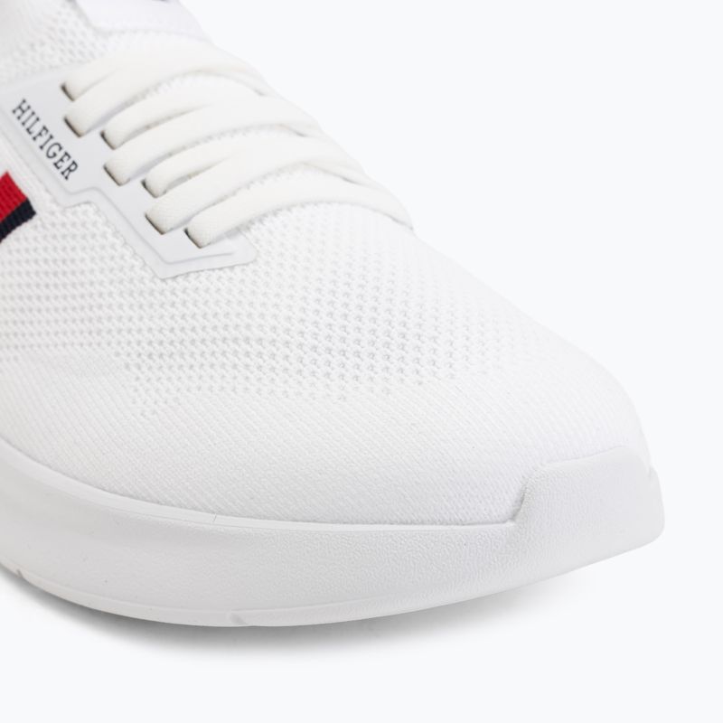 Buty męskie Tommy Hilfiger Lightweight Knitted Runner white 7