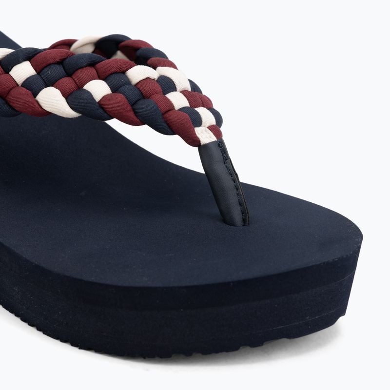 Japonki damskie Tommy Hilfiger Wedge Braided Summer Sandal rwb 7