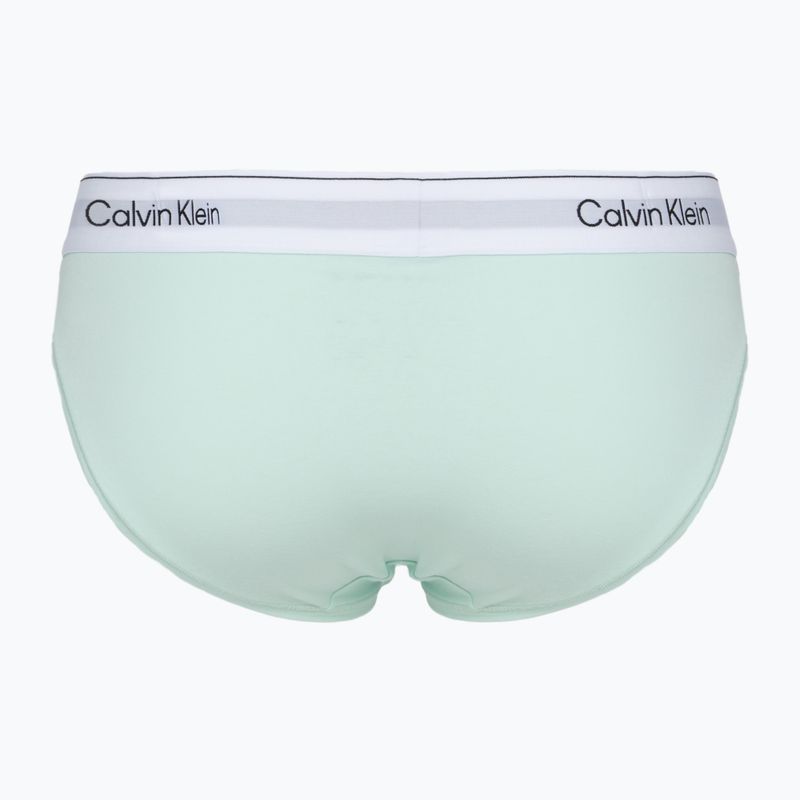 Majtki damskie Calvin Klein LV00QF8520 Bikini feel the mint 2