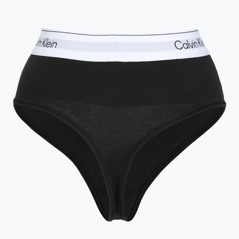 Majtki damskie Calvin Klein LV00QF8283 Thong black 2