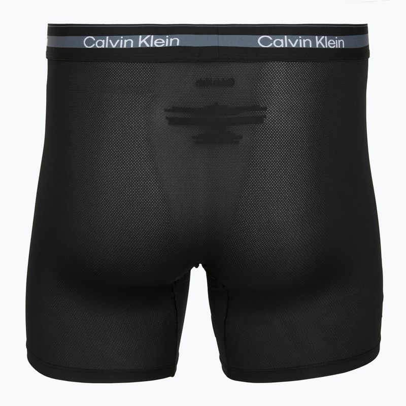 Bokserki męskie Calvin Klein LV00NB4538 Boxer Brief Long black/black/black 2