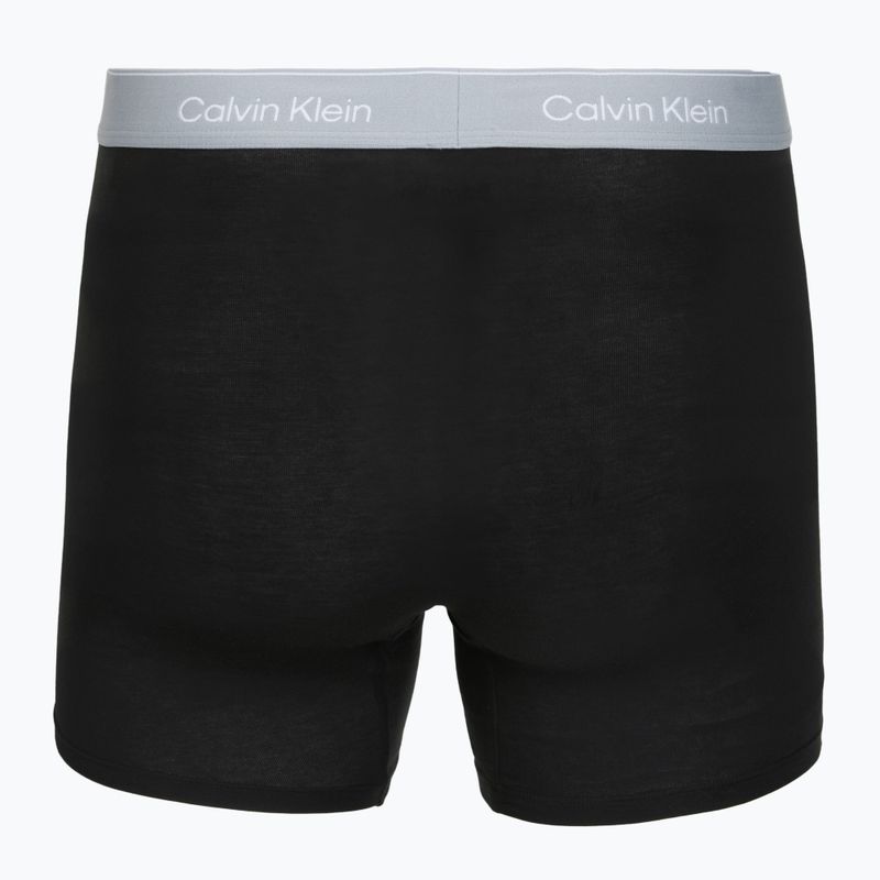 Bokserki Calvin Klein LV00NB4394 Brief 3 pary black w/darkest spruce wb/black w 3