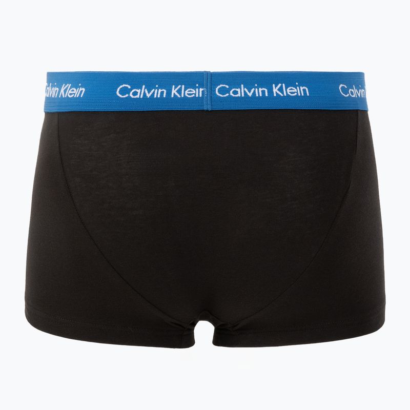 Bokserki męskie Calvin Klein 0000U2664G Low Rise Trunk 3 pary black/classic blue/black 3