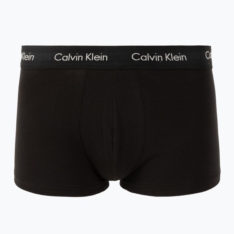 Bokserki męskie Calvin Klein 0000U2664G Low Rise Trunk 3 pary black/classic blue/black 6
