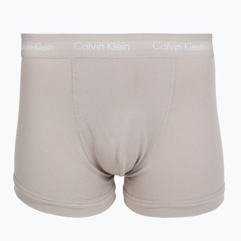 Bokserki męskie Calvin Klein 0000U2662G Trunk 3 pary classic blue/porpoise/black 2