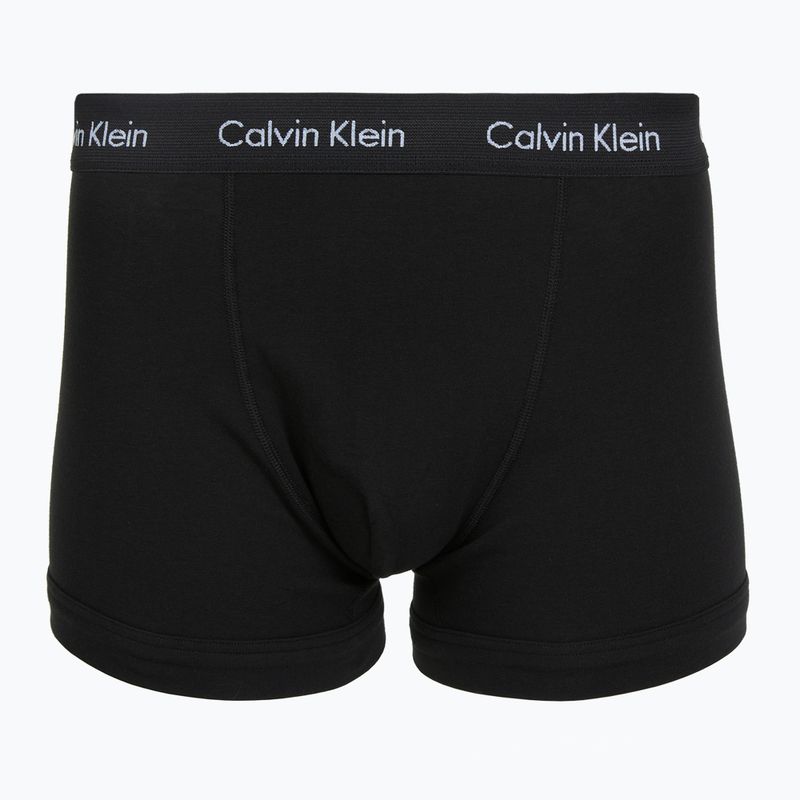 Bokserki męskie Calvin Klein 0000U2662G Trunk 3 pary classic blue/porpoise/black 4