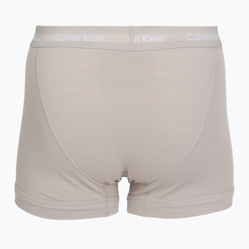 Bokserki męskie Calvin Klein 0000U2662G Trunk 3 pary classic blue/porpoise/black 5