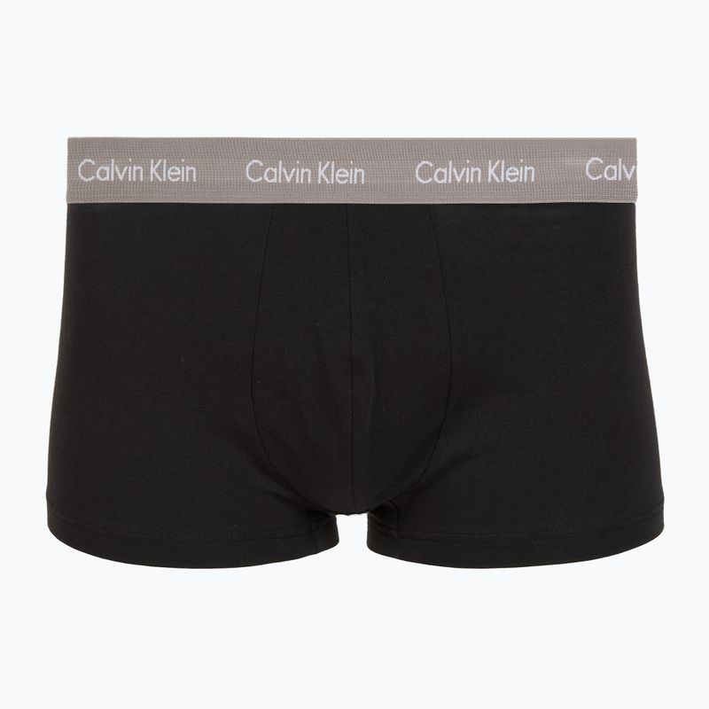 Bokserki Calvin Klein LV00NB4412 Low Rise Trunk 5 par black bodies with driftwood/moonlight 2