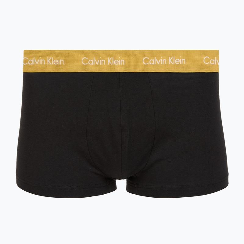 Bokserki Calvin Klein LV00NB4412 Low Rise Trunk 5 par black bodies with driftwood/moonlight 3