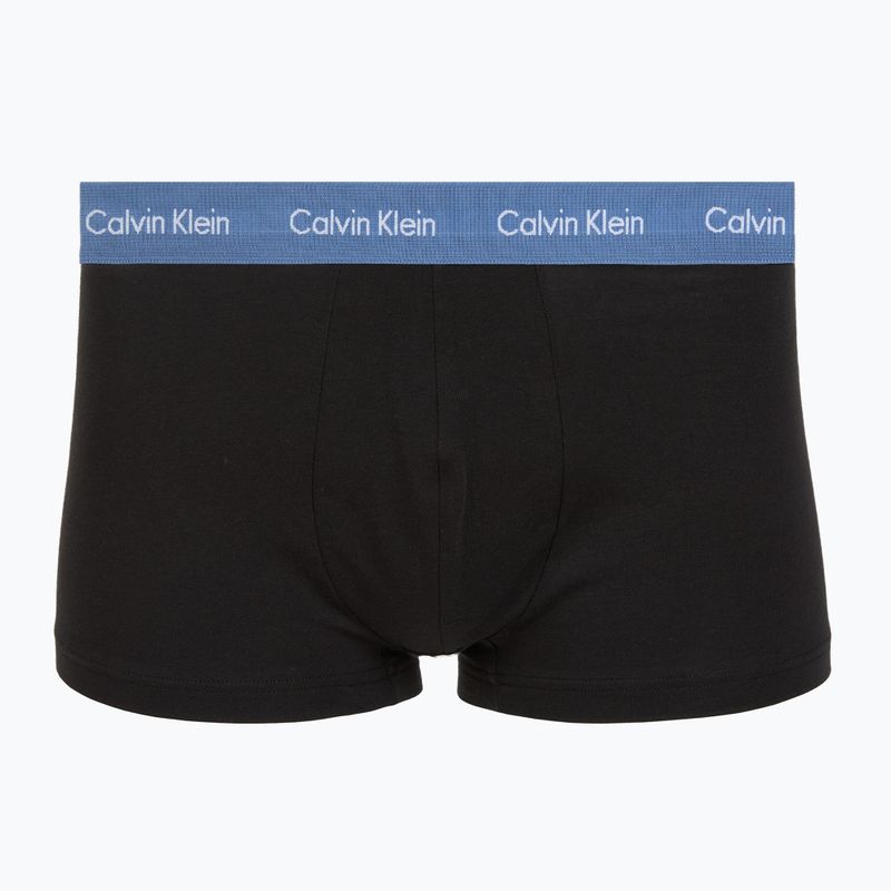 Bokserki Calvin Klein LV00NB4412 Low Rise Trunk 5 par black bodies with driftwood/moonlight 4