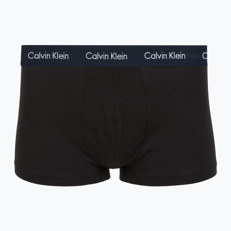 Bokserki Calvin Klein LV00NB4412 Low Rise Trunk 5 par black bodies with driftwood/moonlight 6