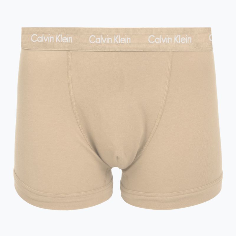 Bokserki męskie Calvin Klein 0000U2662G Trunk 3 pary sodalite blue/redwood/white peppe 2