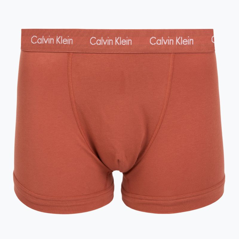 Bokserki męskie Calvin Klein 0000U2662G Trunk 3 pary sodalite blue/redwood/white peppe 6