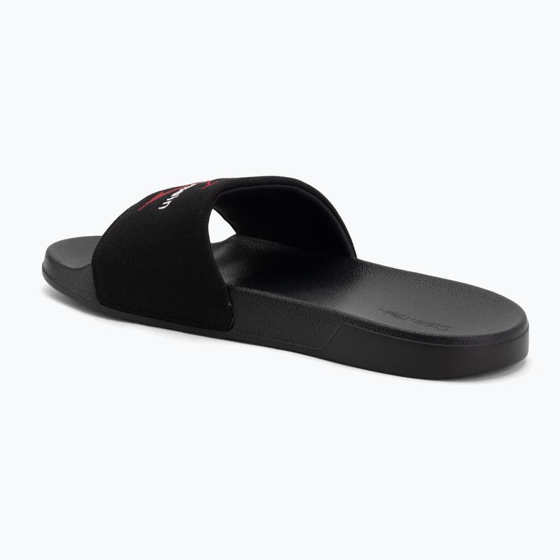 Klapki męskie Calvin Klein YM0YM01393 Ess black/rhubarb 3