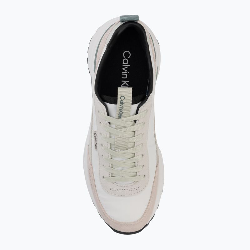 Buty damskie Calvin Klein HW0HW03279 Hike Runner Nylon Mix brilliant white/misty blue/arctic 5