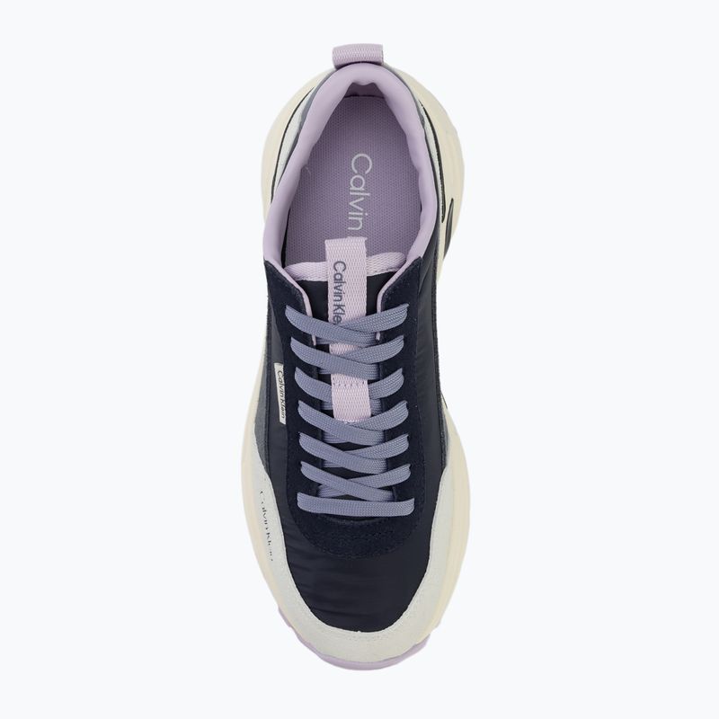 Buty damskie Calvin Klein HW0HW03279 Hike Runner Nylon Mix blue nights/night owl/white 5