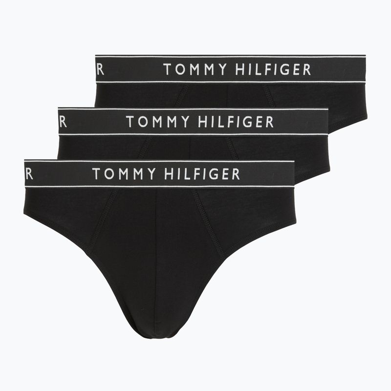 Slipy męskie Tommy Hilfiher Cotton Brief 3 pack black/black/black