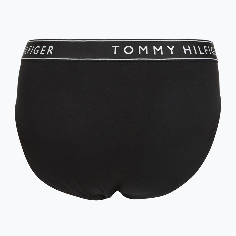 Slipy męskie Tommy Hilfiher Cotton Brief 3 pack black/black/black 2