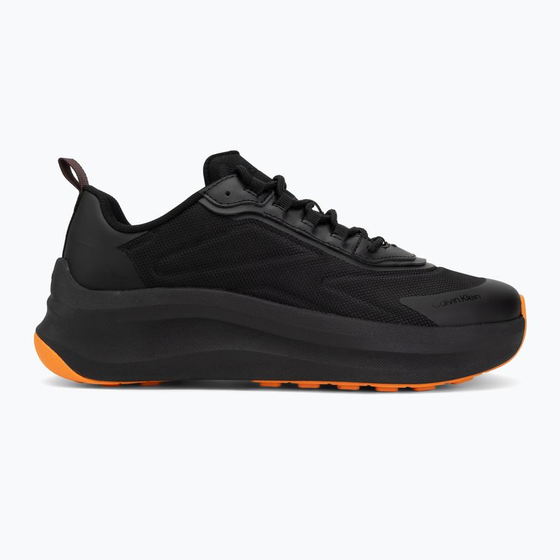 Buty męskie Calvin Klein Volumax Chunky Runner Trainers HM0HM02224 black/vivid tangerine 2