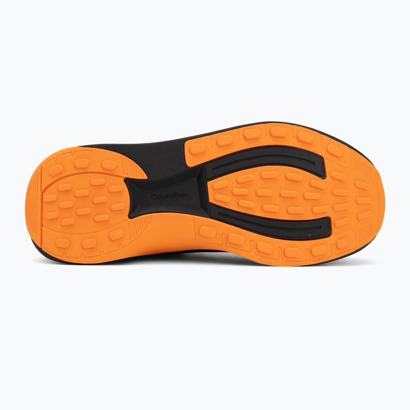 Buty męskie Calvin Klein Volumax Chunky Runner Trainers HM0HM02224 black/vivid tangerine 4