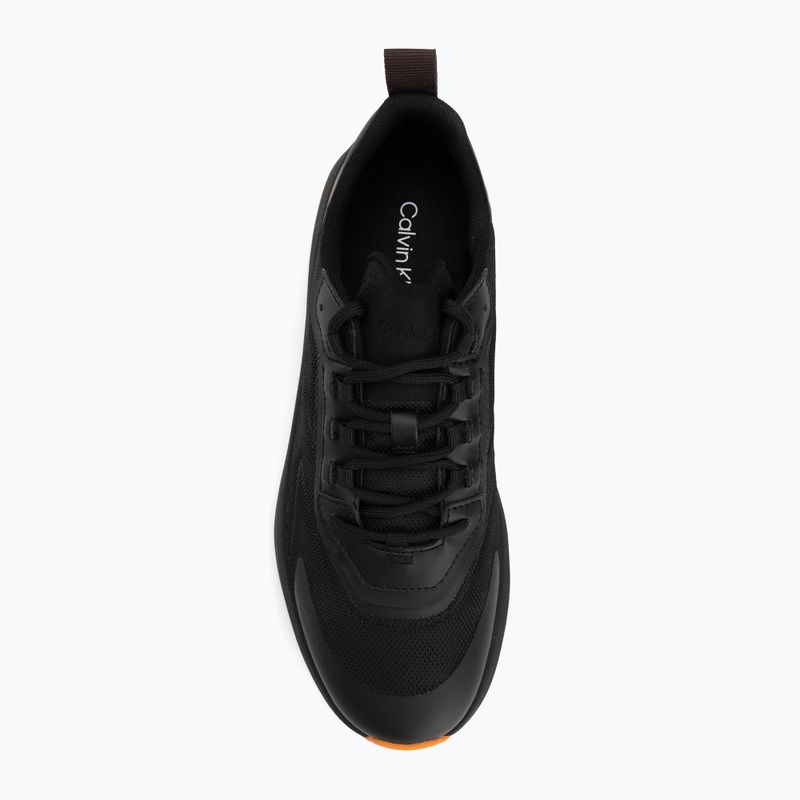 Buty męskie Calvin Klein Volumax Chunky Runner Trainers HM0HM02224 black/vivid tangerine 5