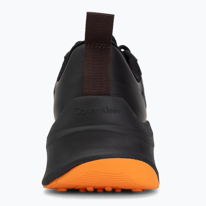 Buty męskie Calvin Klein Volumax Chunky Runner Trainers HM0HM02224 black/vivid tangerine 6