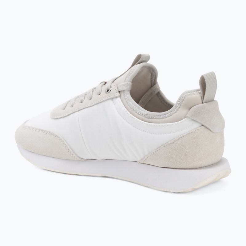 Buty męskie Calvin Klein YM0YM01414 Retro Runner Sock Laceup Mix mat bright white/light grey 3