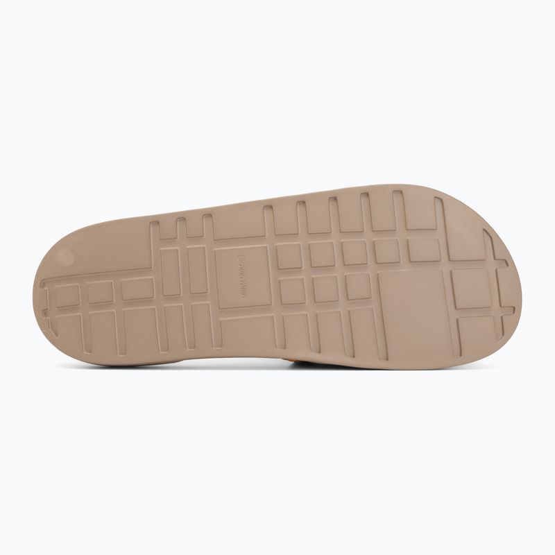 Klapki męskie Calvin Klein HM0HM02108 Ess Institutional Cv nomad/vivid tangerine 4