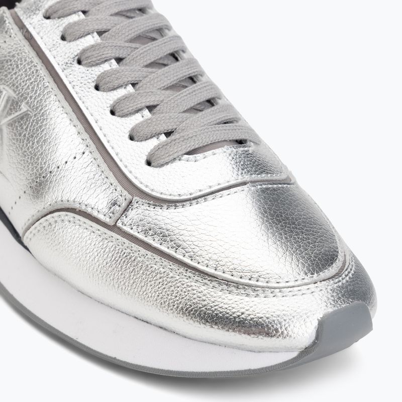 Buty damskie Calvin Klein HW0HW03287 Retro Runner Metallic silver 7
