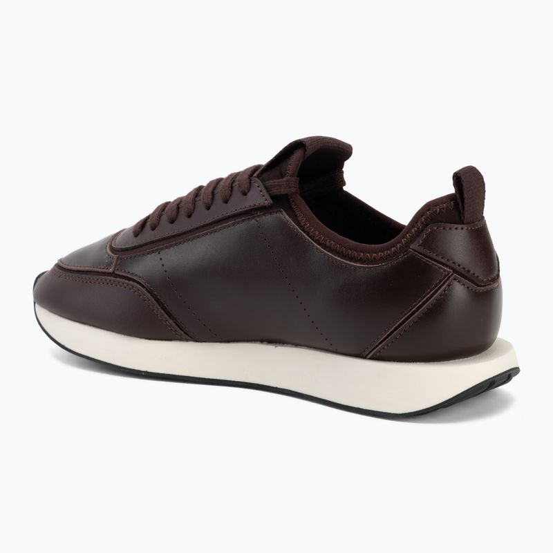 Buty damskie Calvin Klein HW0HW03118 Retro Runner Sock PANL Leather Neo bordeaux 3