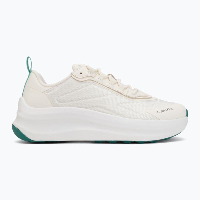 Buty męskie Calvin Klein Volumax Chunky Runner Trainers HM0HM02224 white/marshmallow/street green 2