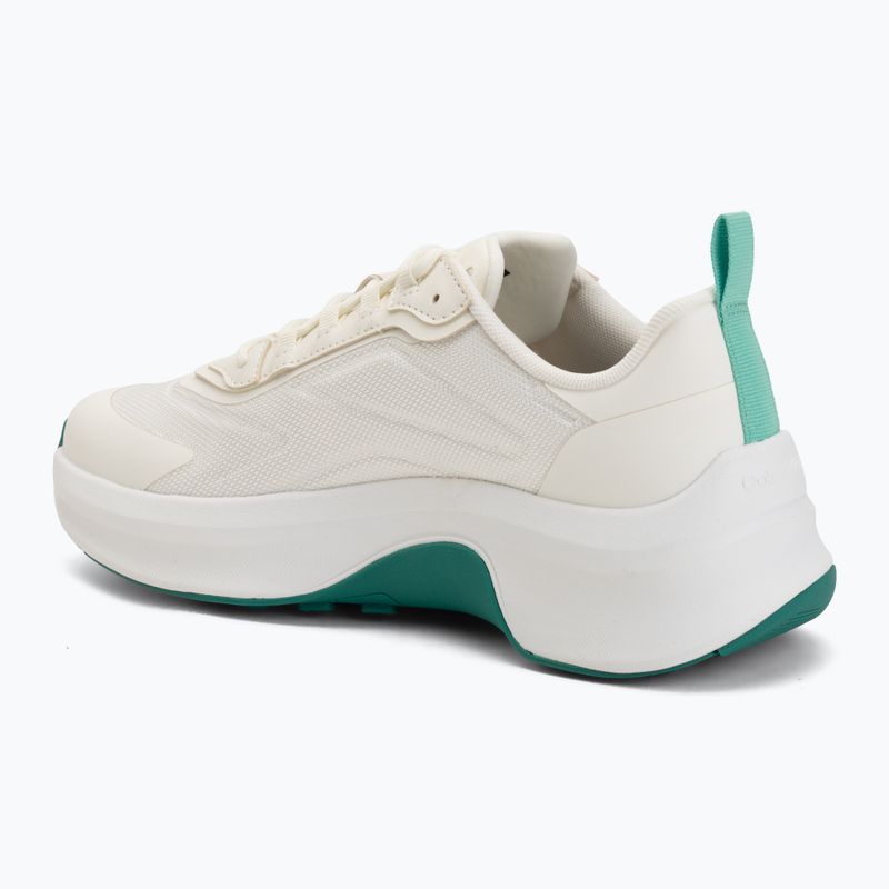 Buty męskie Calvin Klein Volumax Chunky Runner Trainers HM0HM02224 white/marshmallow/street green 3