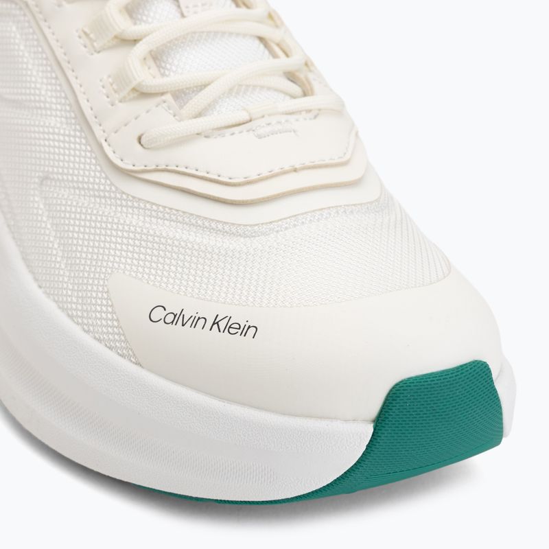 Buty męskie Calvin Klein Volumax Chunky Runner Trainers HM0HM02224 white/marshmallow/street green 7