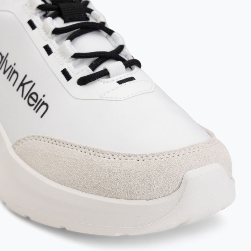 Buty damskie Calvin Klein HW0HW03293 Light Eva Run Essential LAC Nylon Suede bright white/black 7