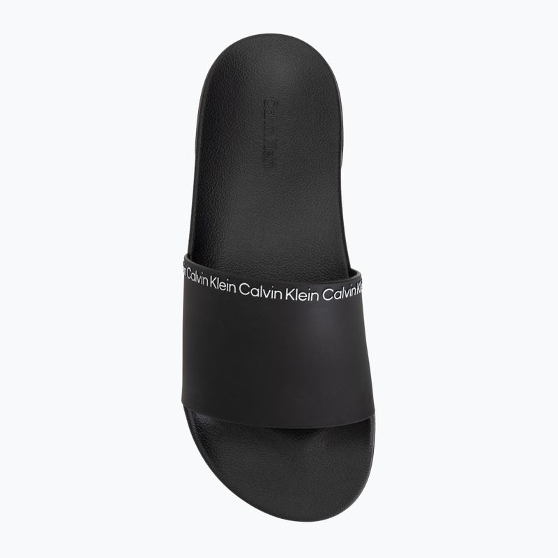 Klapki męskie Calvin Klein HM0HM02108 Ess Institutional Cv ck black 5