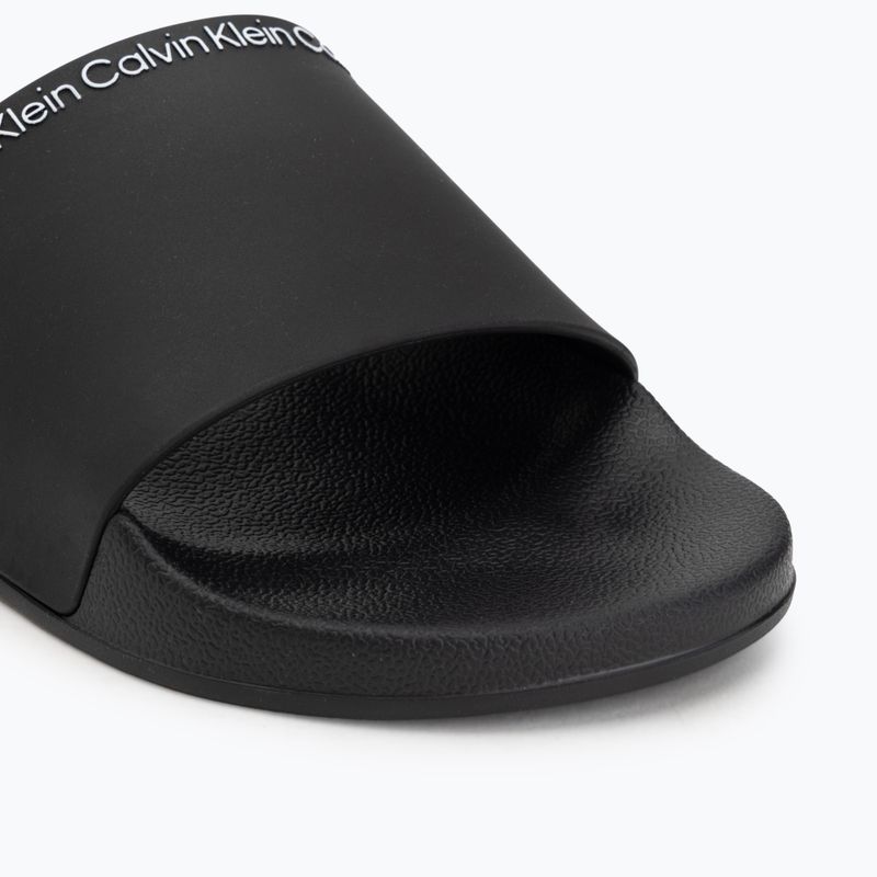 Klapki męskie Calvin Klein HM0HM02108 Ess Institutional Cv ck black 7