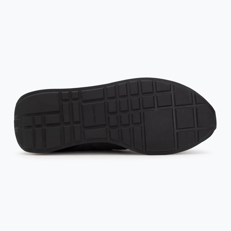 Buty męskie Calvin Klein HM0HM02212 Retro Runner Bans Leather Suede black/iron gate/amber gold 4
