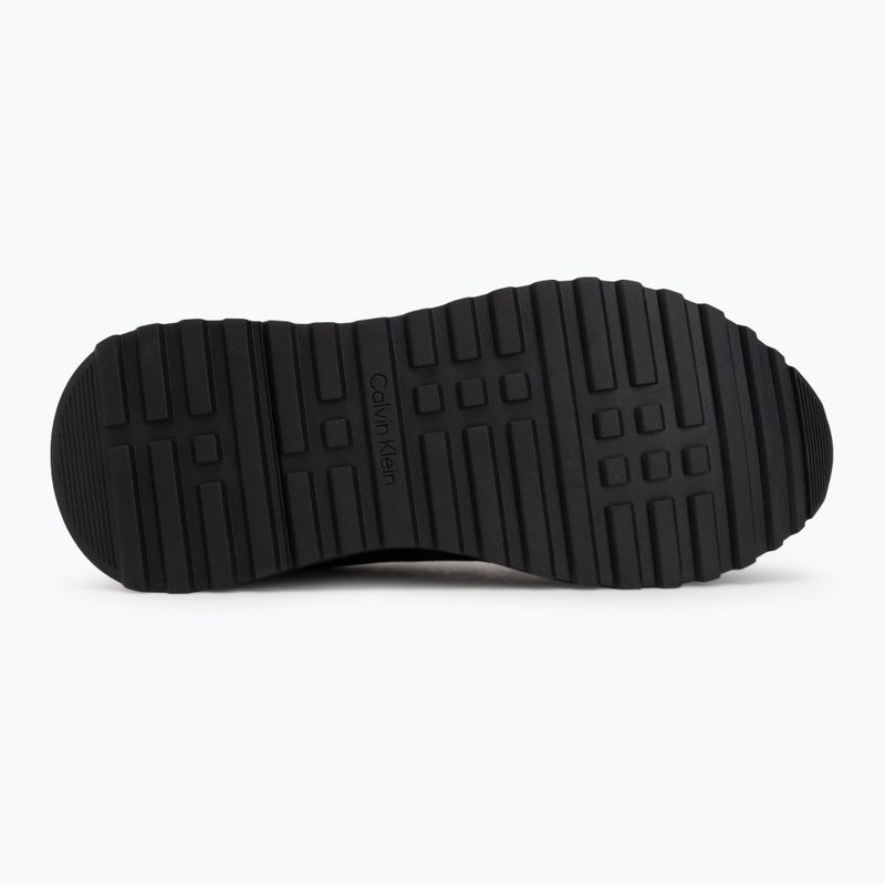 Buty męskie Calvin Klein HM0HM02215 City Runner Laceup Nylon Recycled Suede triple black 4