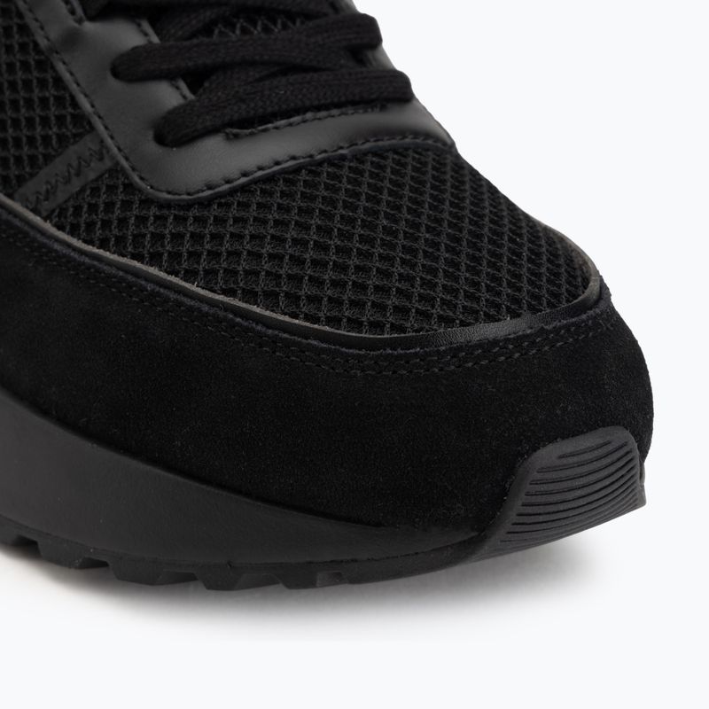 Buty męskie Calvin Klein HM0HM02215 City Runner Laceup Nylon Recycled Suede triple black 7